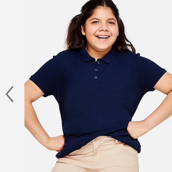 Justice Shirts & Tops Justice Girls Plus Size School Uniform Polo